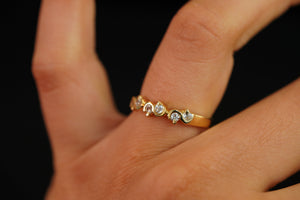 14k Crystals Ring