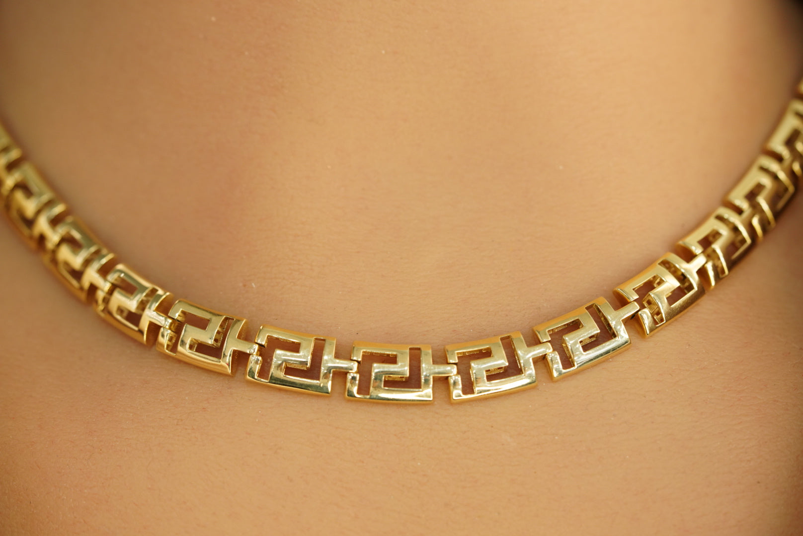 14k Abstract Design Necklace