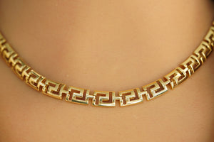 14k Abstract Design Necklace