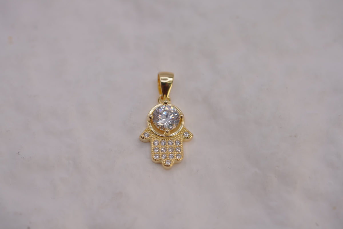 Hand Silver Pendant - Beauty Details
