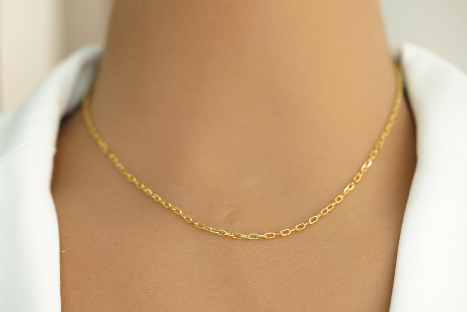 18k Clip Chain and Triple Pendant