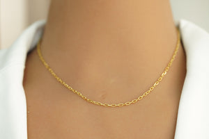 18k Clip Chain and Triple Pendant