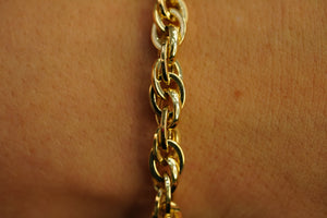 14k Linked Circles Bracelet