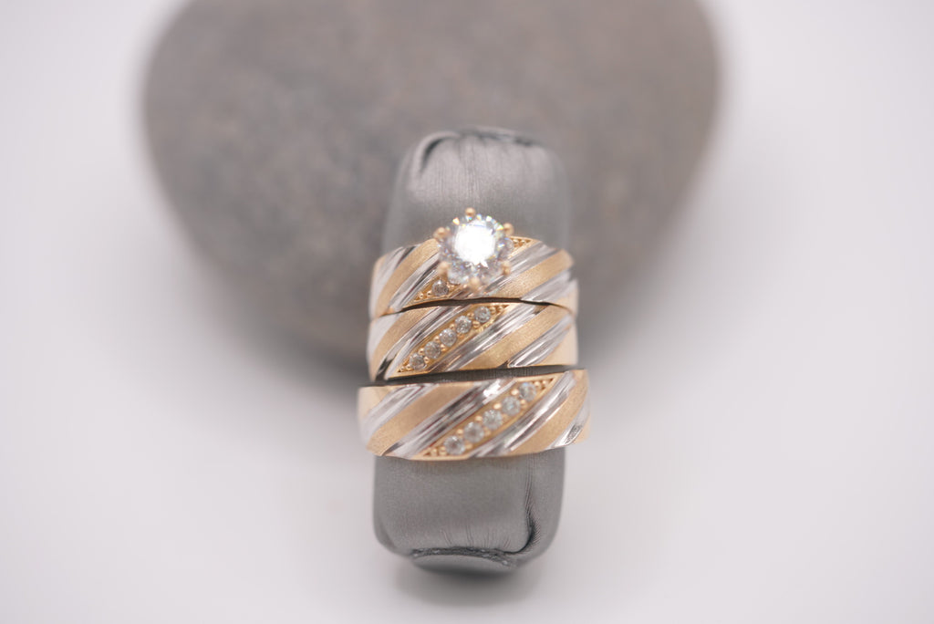 10k Wedding Rings - Bold Love