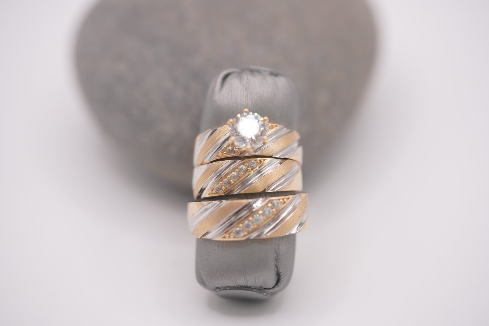 10k Wedding Rings - Bold Love