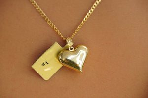 14k Heart Necklace