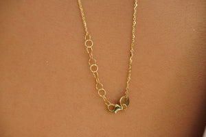 14k Heart Tag Necklace