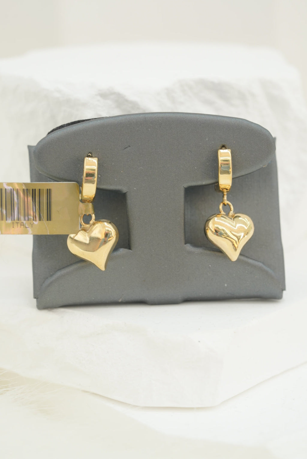 14k Hoops - Golden Hearts