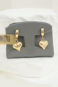 14k Hoops - Golden Hearts