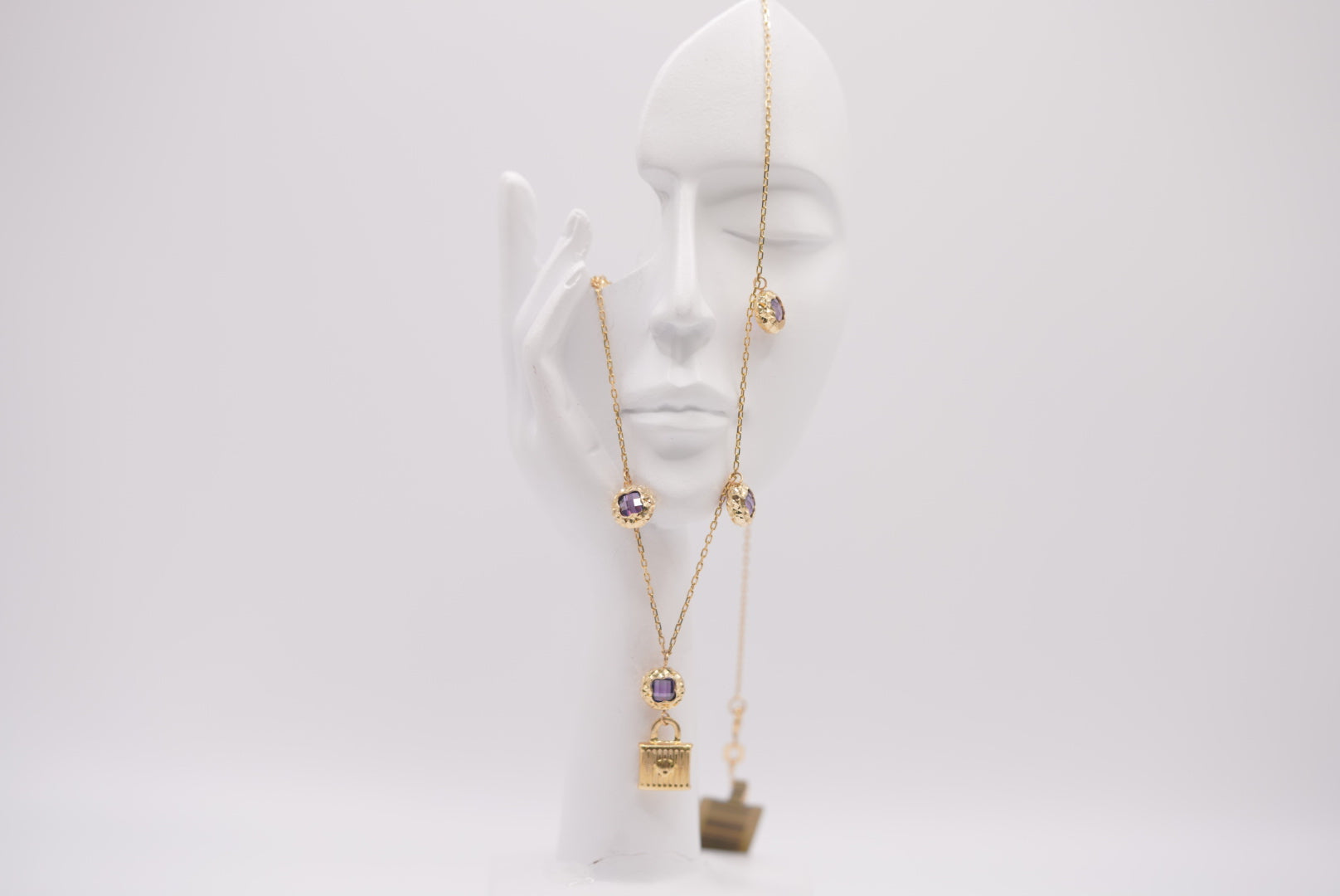 14k Necklace - Lock It