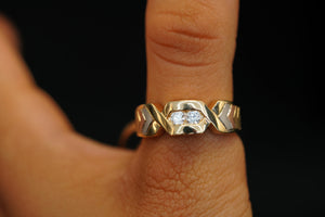 14k Three Gold Matrimony Trio Set