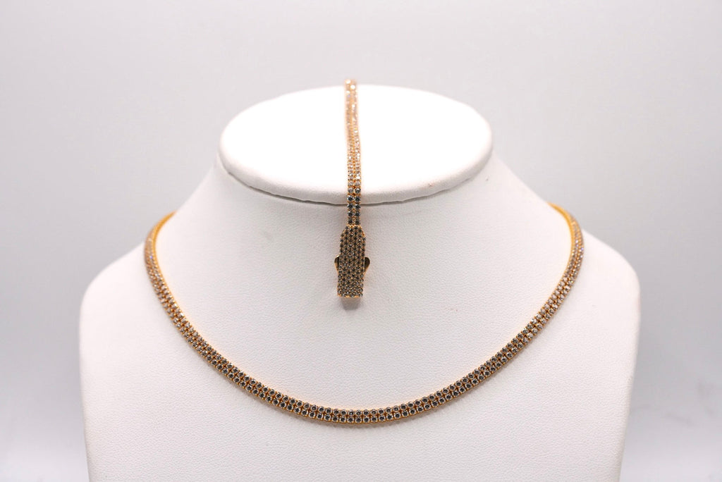 14k Tennis Choker - Stella Royale