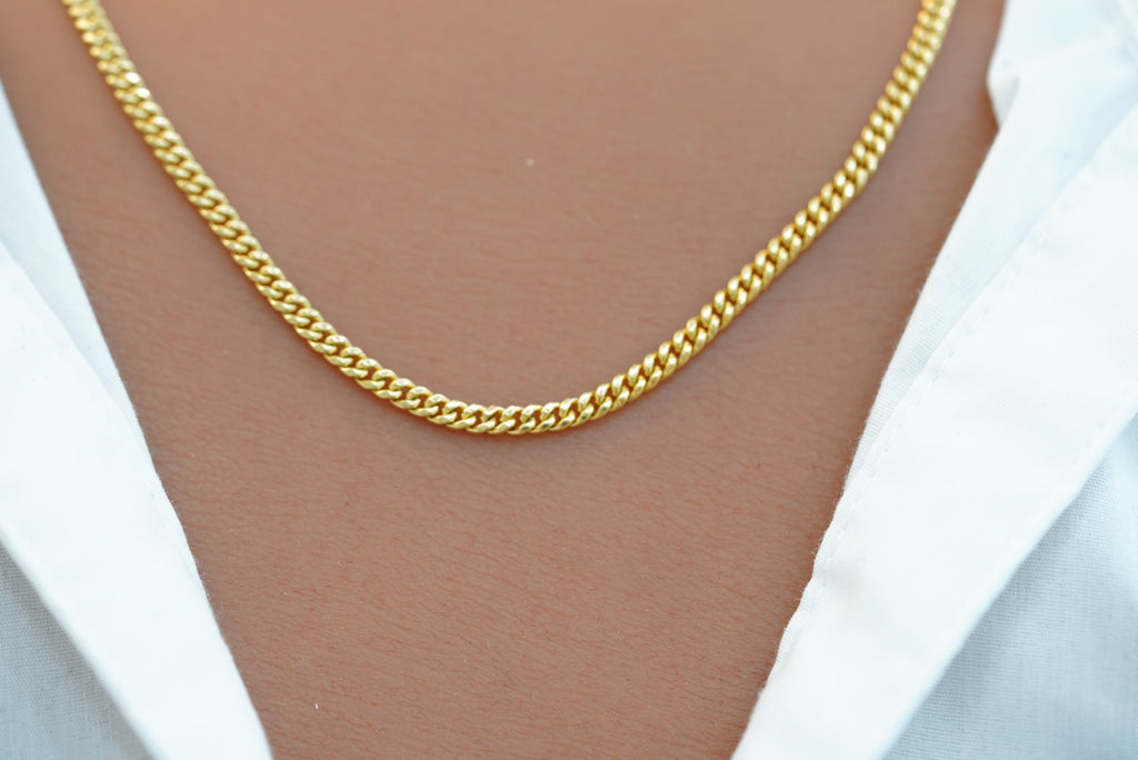 14k Hollow Chain - Cuban Link Lover