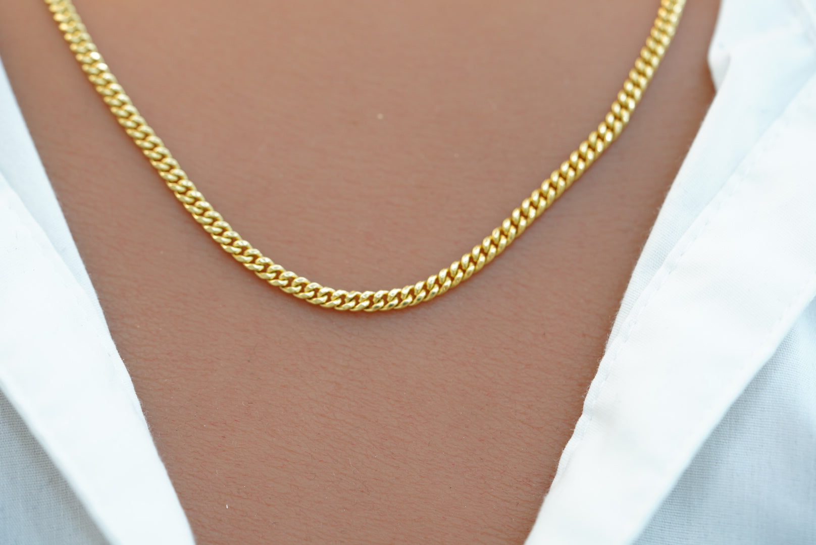 14k Hollow Chain - Cuban Link Lover