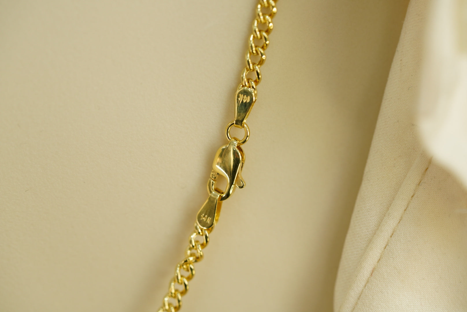 14k 6.3mm Bracelet, 3mm Chain with Pendant Set