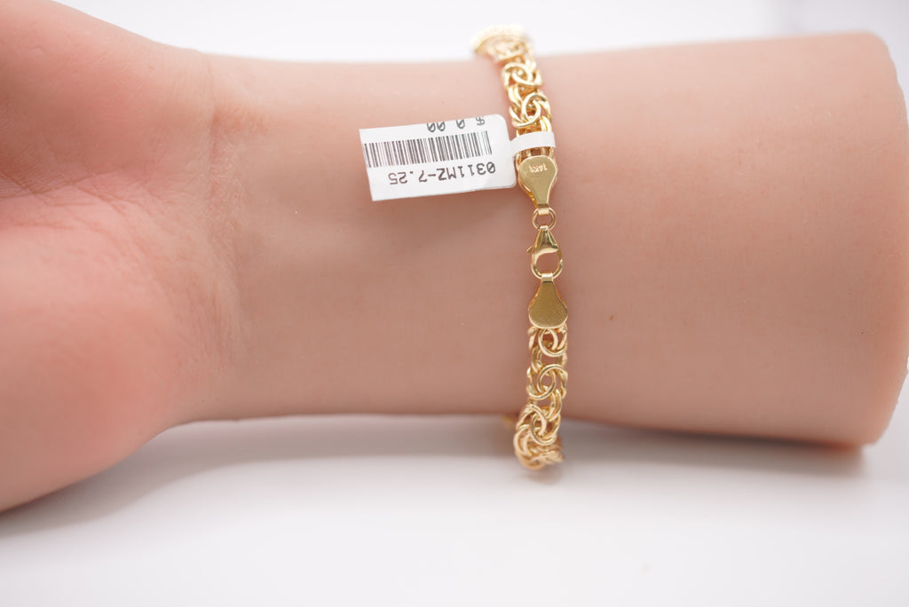14k Byzantine Bracelet - Pure Class