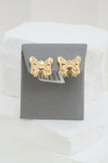 10k Earrings - Bold Bow