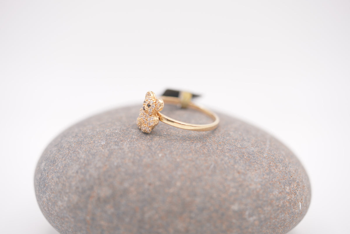 14k Women’s Ring - Teddy Bear