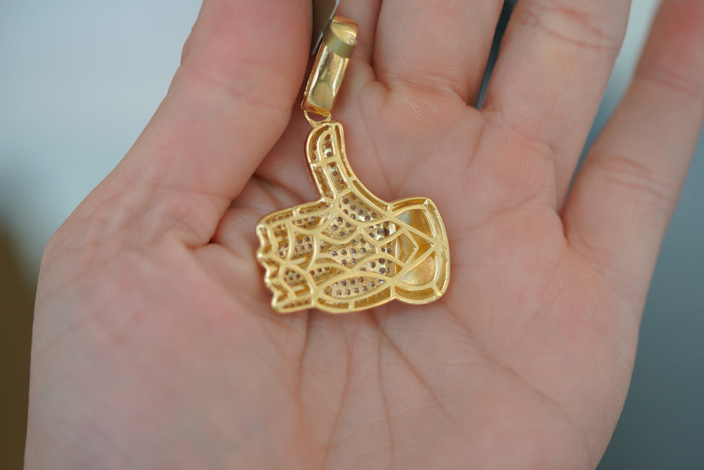 14k Pendant - Good Vibes Only
