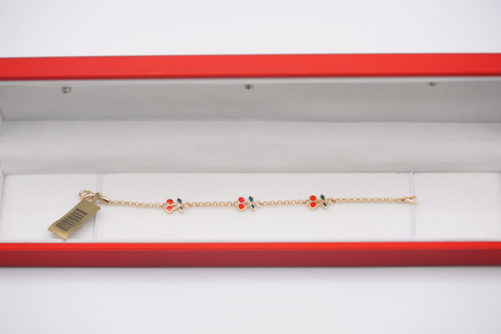14k Baby Bracelet - Cherry Blossom