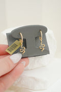 14k Hoops - Shiny Snakes