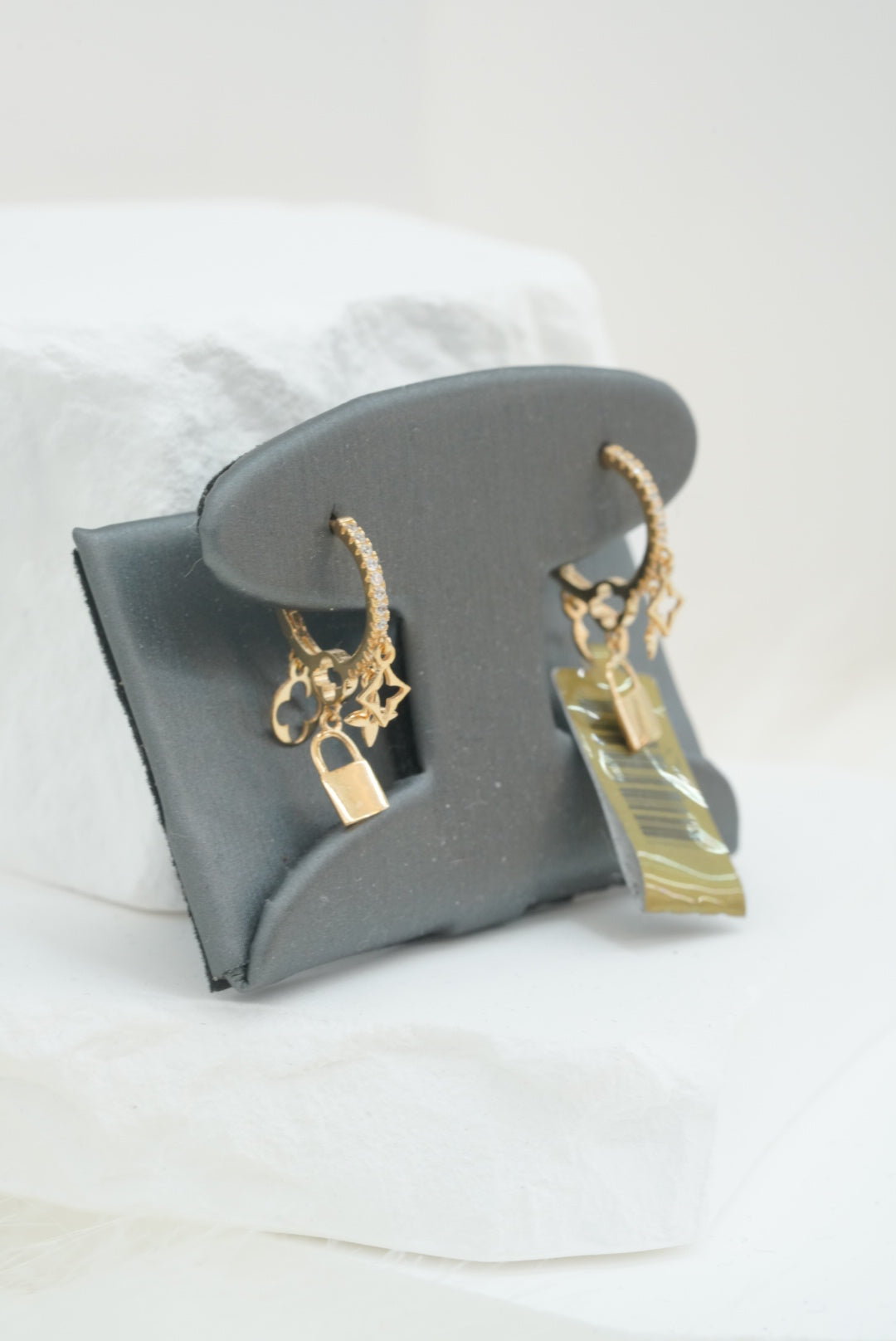 14k Hoops - Lock & Charm