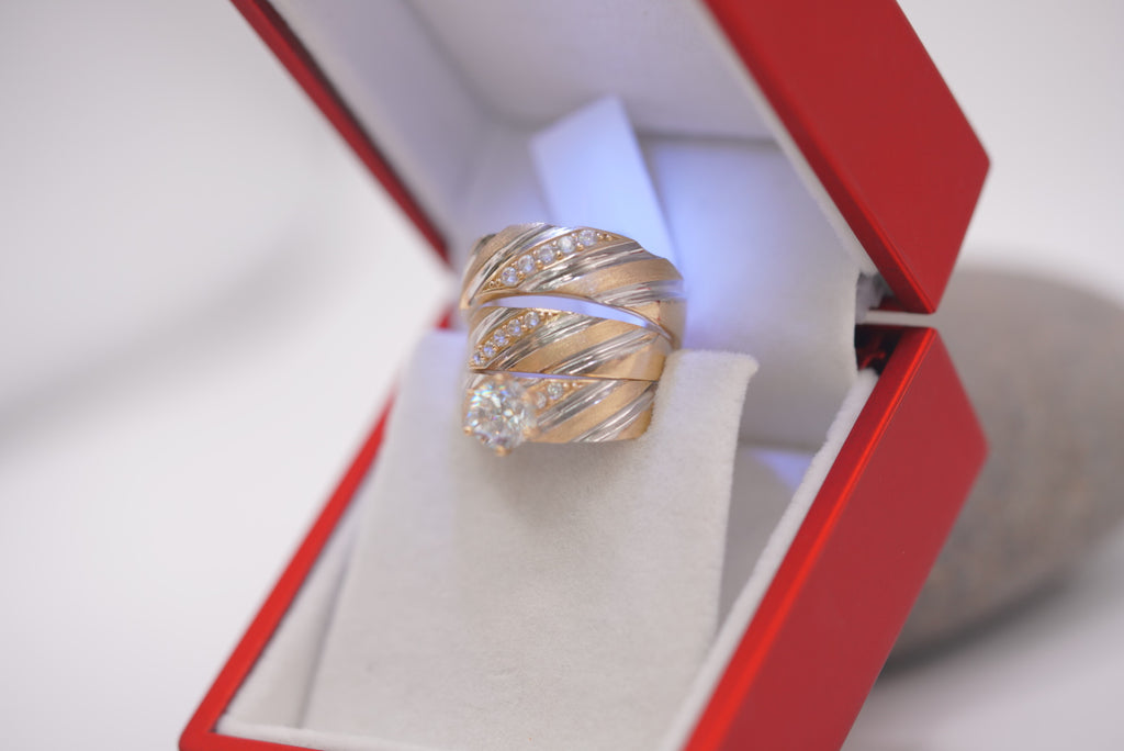 10k Wedding Rings - Bold Love