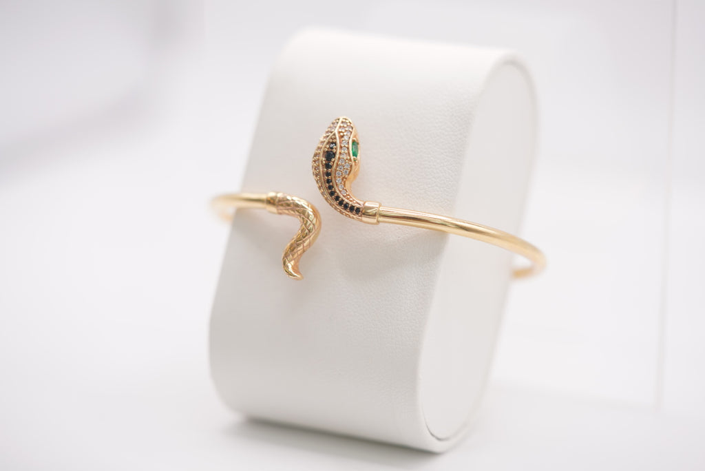 14k Women’s Bracelet - Snake Catch