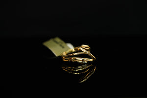 14k Swirl Ring