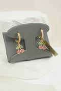 14k Hoops - Little Cherries