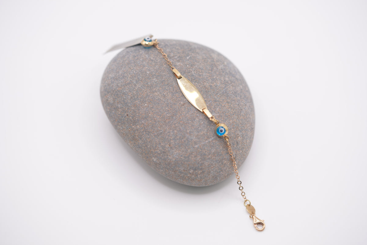 14k Baby Bracelet - Eye Protection