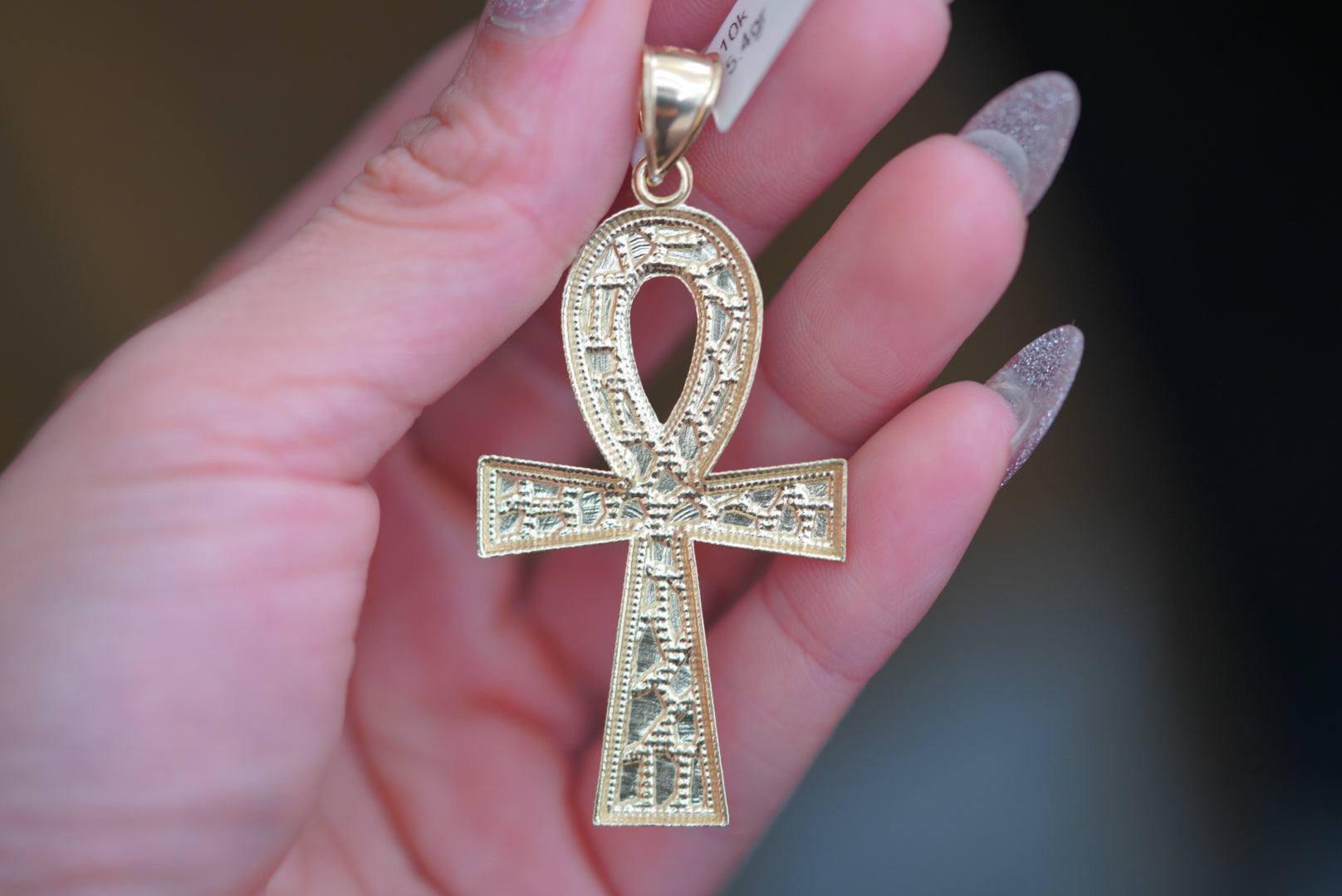 10k Pendant - Unique Cross