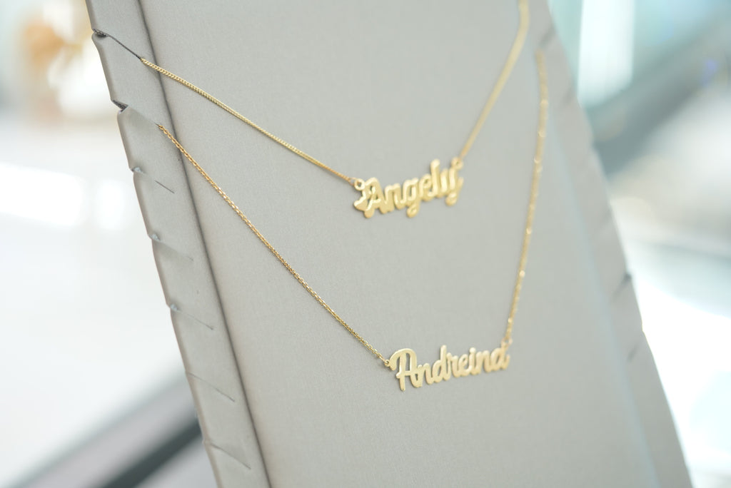 14k Personalized Name Chain - Your Name in Gold