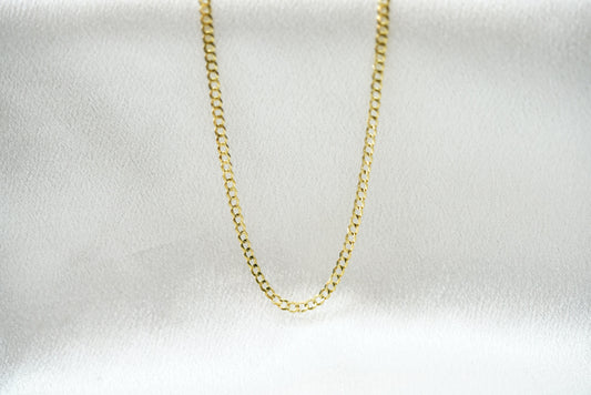 10k Diamond Cut Chain - Delicate & Timeless