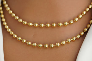 14k Balls Necklace