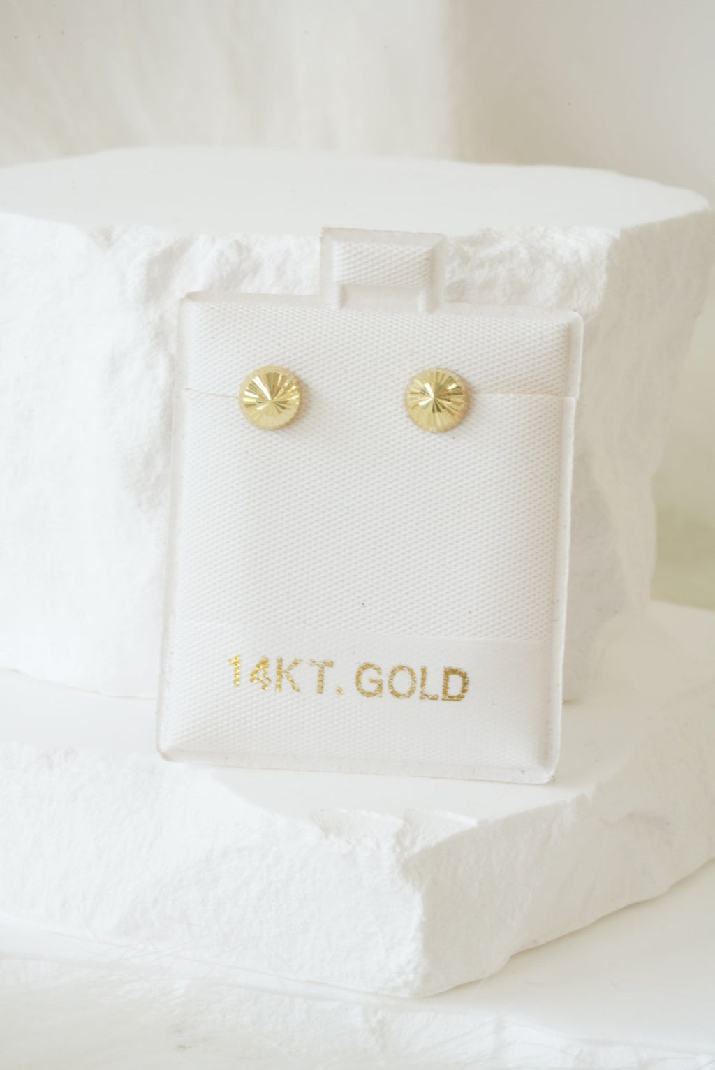 14k Baby Earrings - Plain Circles