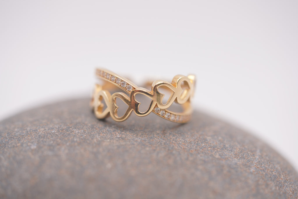 10k Women’s Ring - Heart Shine