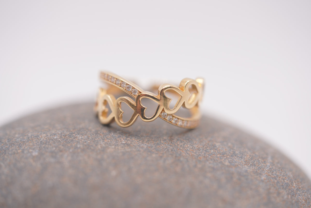 10k Women’s Ring - Heart Shine