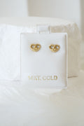14k Earrings - Mariner Hearts