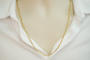 10k Set or Single Diamond Cut Chain and Virgin Pendant Solid