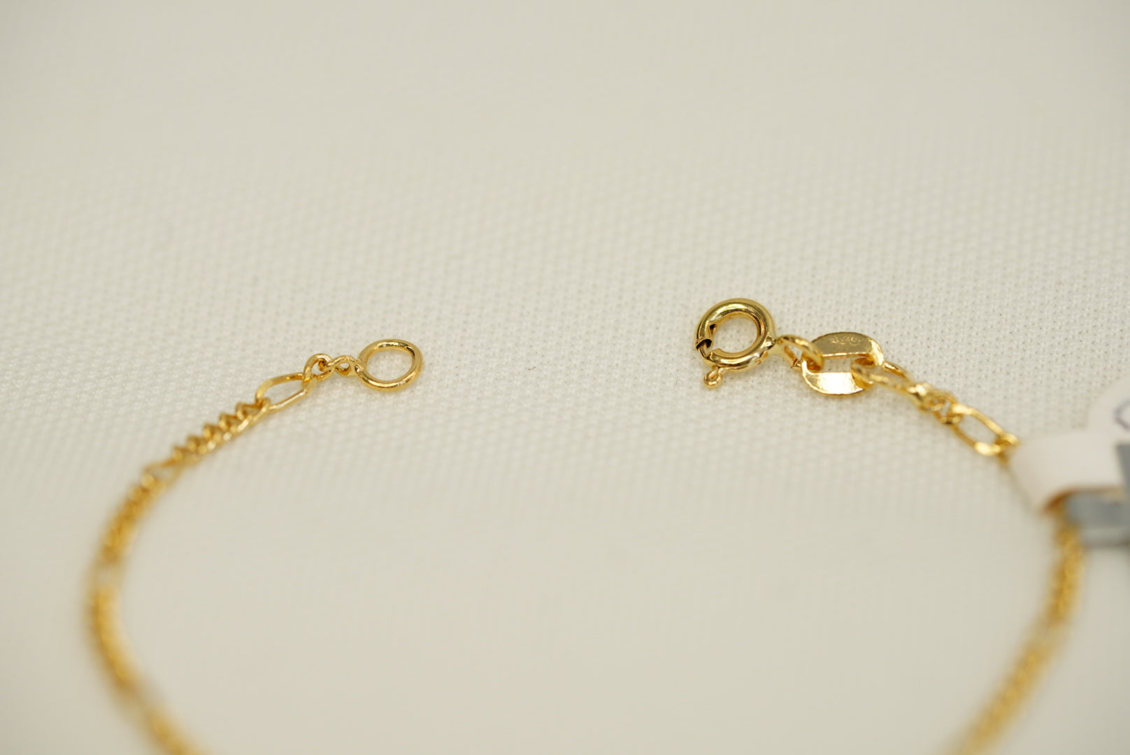 18k Cuban Link ID Baby Bracelet