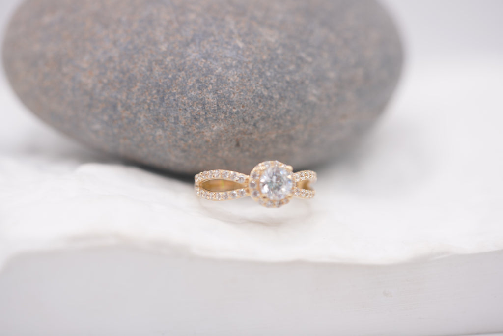 14k Engagement Ring - Forever Spark