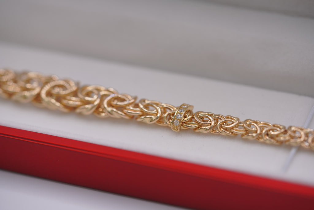 14k Byzantine Bracelet - Pure Class