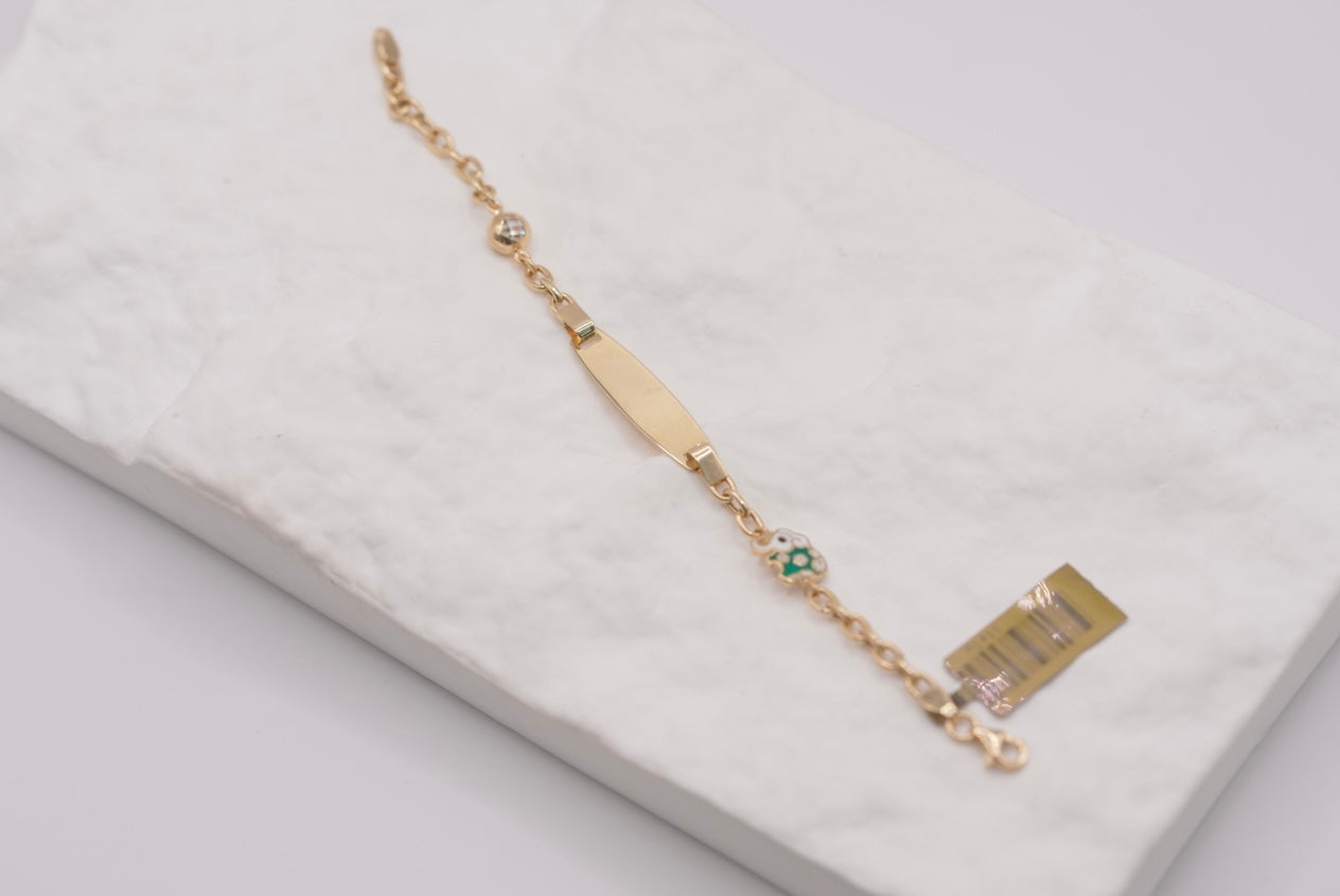 14k Baby Bracelet - Lucky Elephant