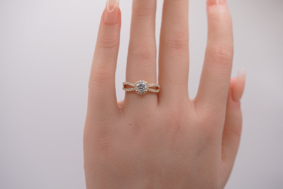 14k Engagement Ring - Forever Spark