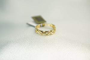 14k Squares Ring