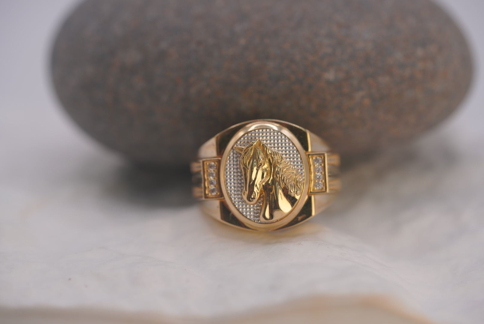 14k Men’s Ring - Horse Power