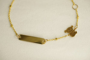 14k ID Koala Baby Bracelet