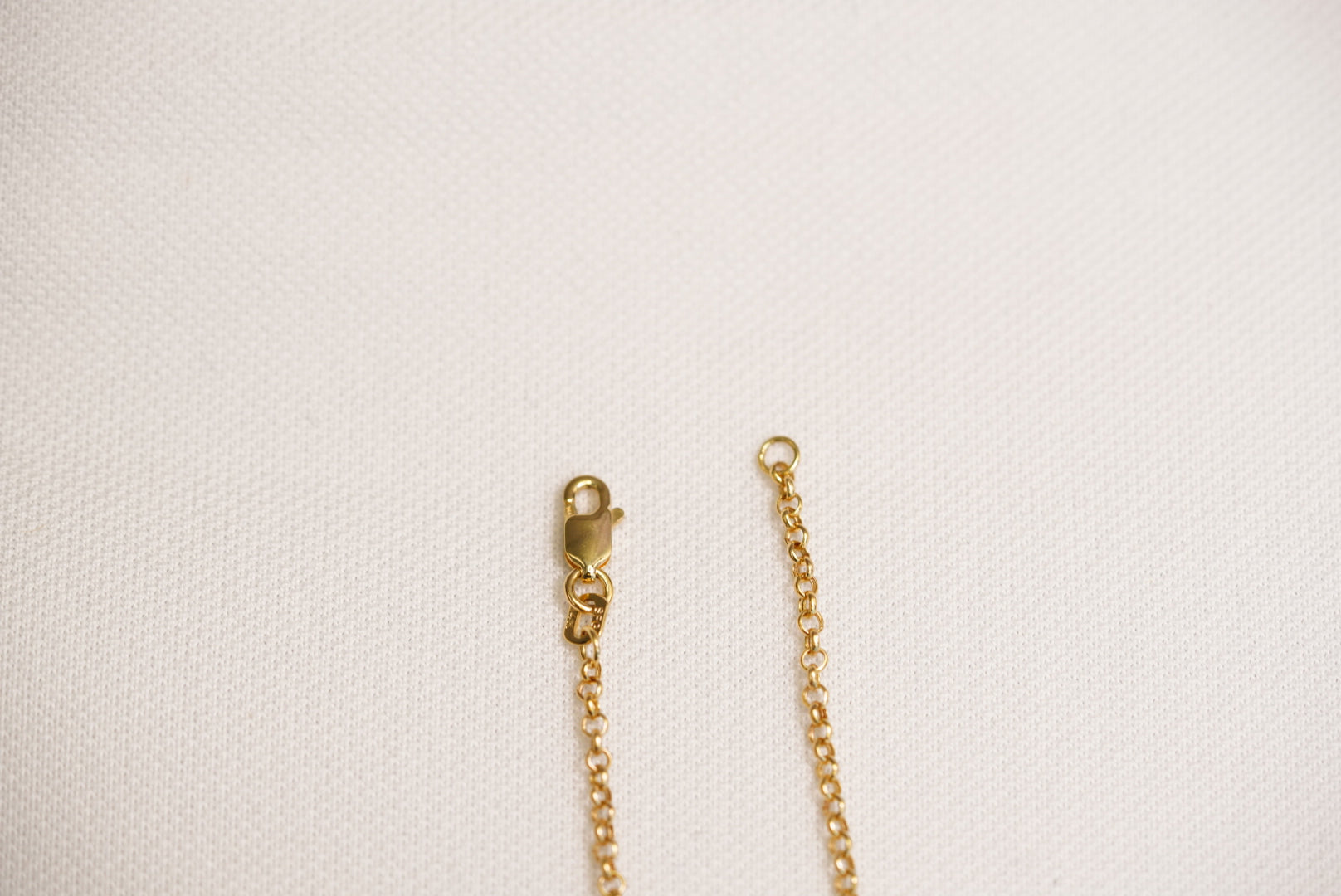 14k Heart Bracelet & Rolo Chain Set