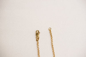 14k Heart Bracelet & Rolo Chain Set